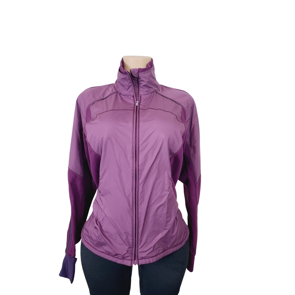 Lululemon Lightweight‎ Zip-up Jacket Sportswear Athletic Women Size S Purple